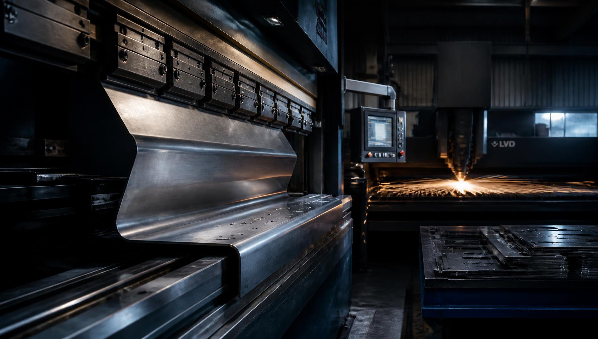 Galvanized sheet metal ductwork fabrication